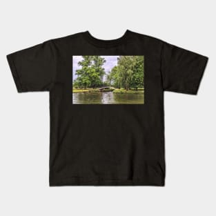 A Footbridge Near Oxford Kids T-Shirt